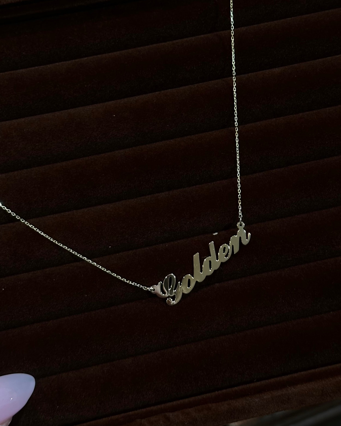 Classic Script Name Necklace