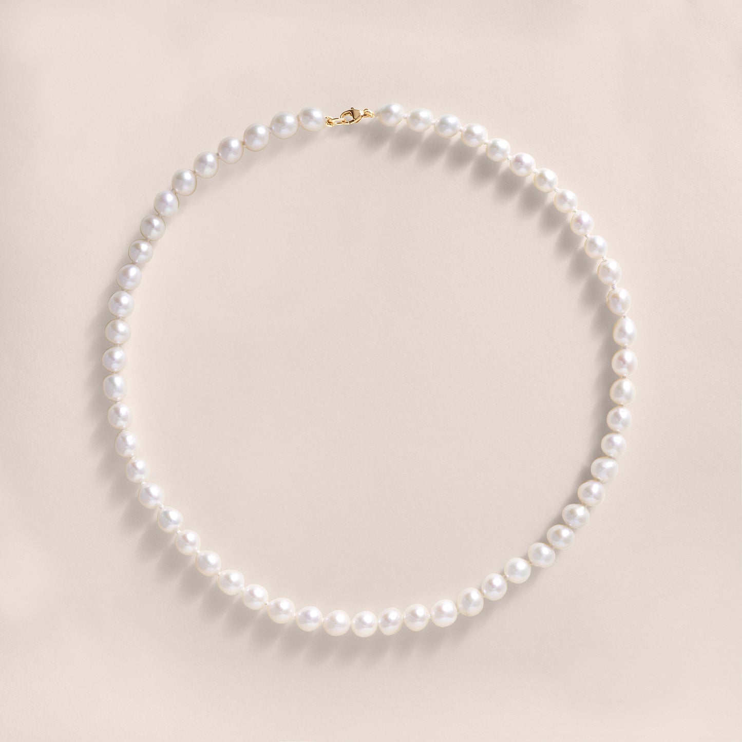 Natural Pearl Beaded Necklace