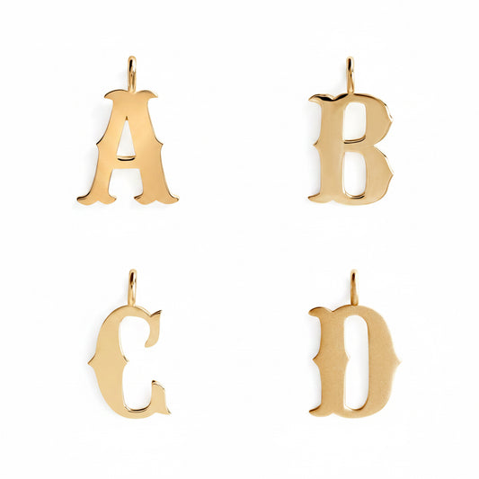 Western Initial Pendant