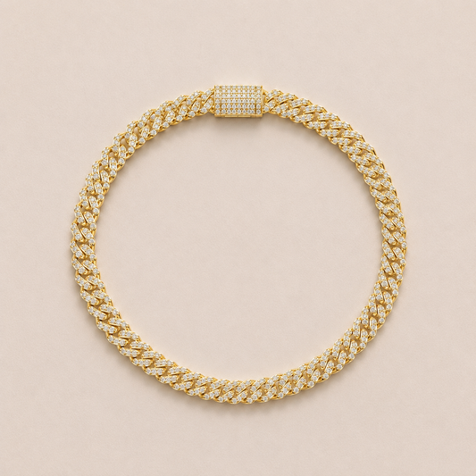Diamond Pave Cuban Bracelet