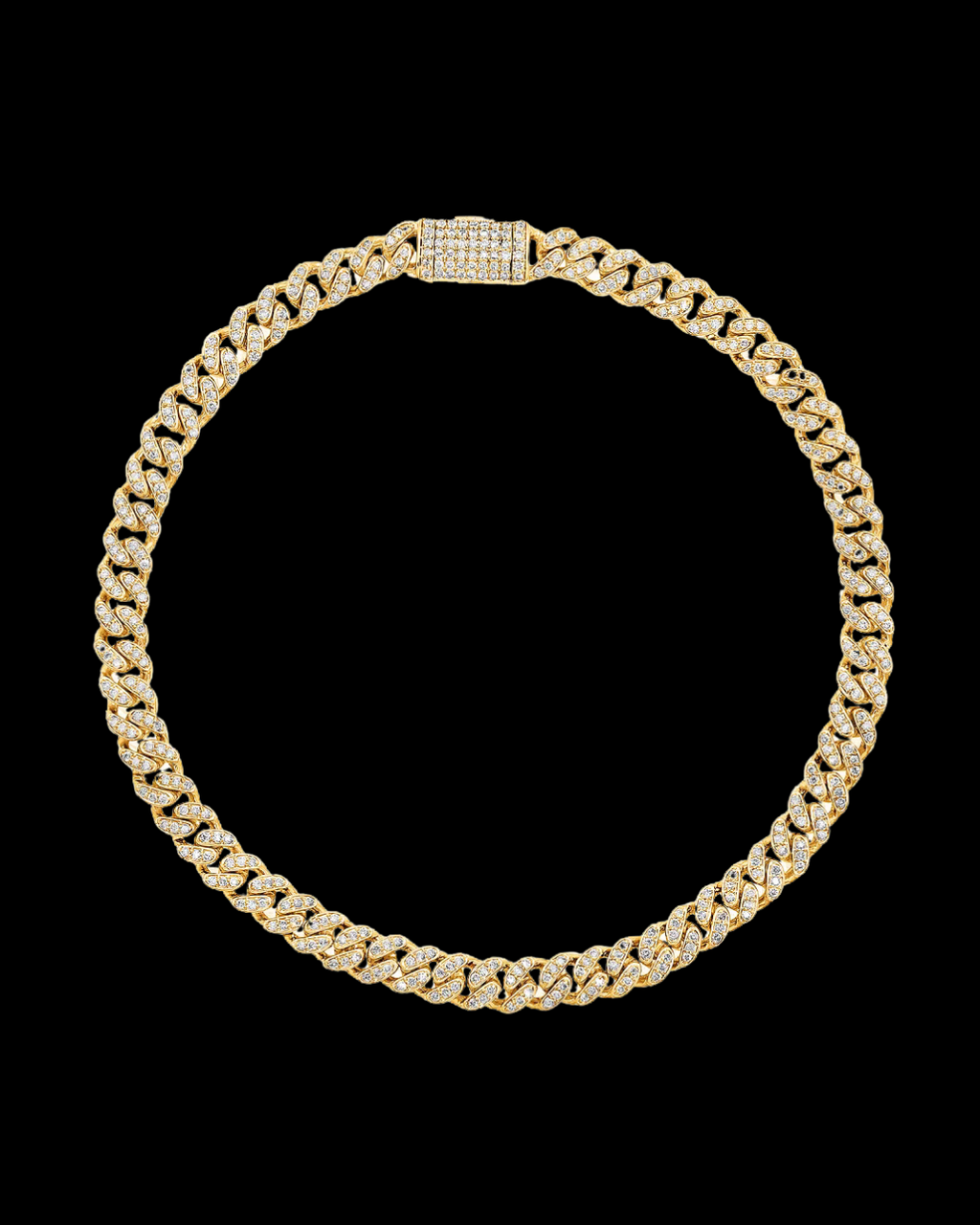 Diamond Pave Cuban Bracelet