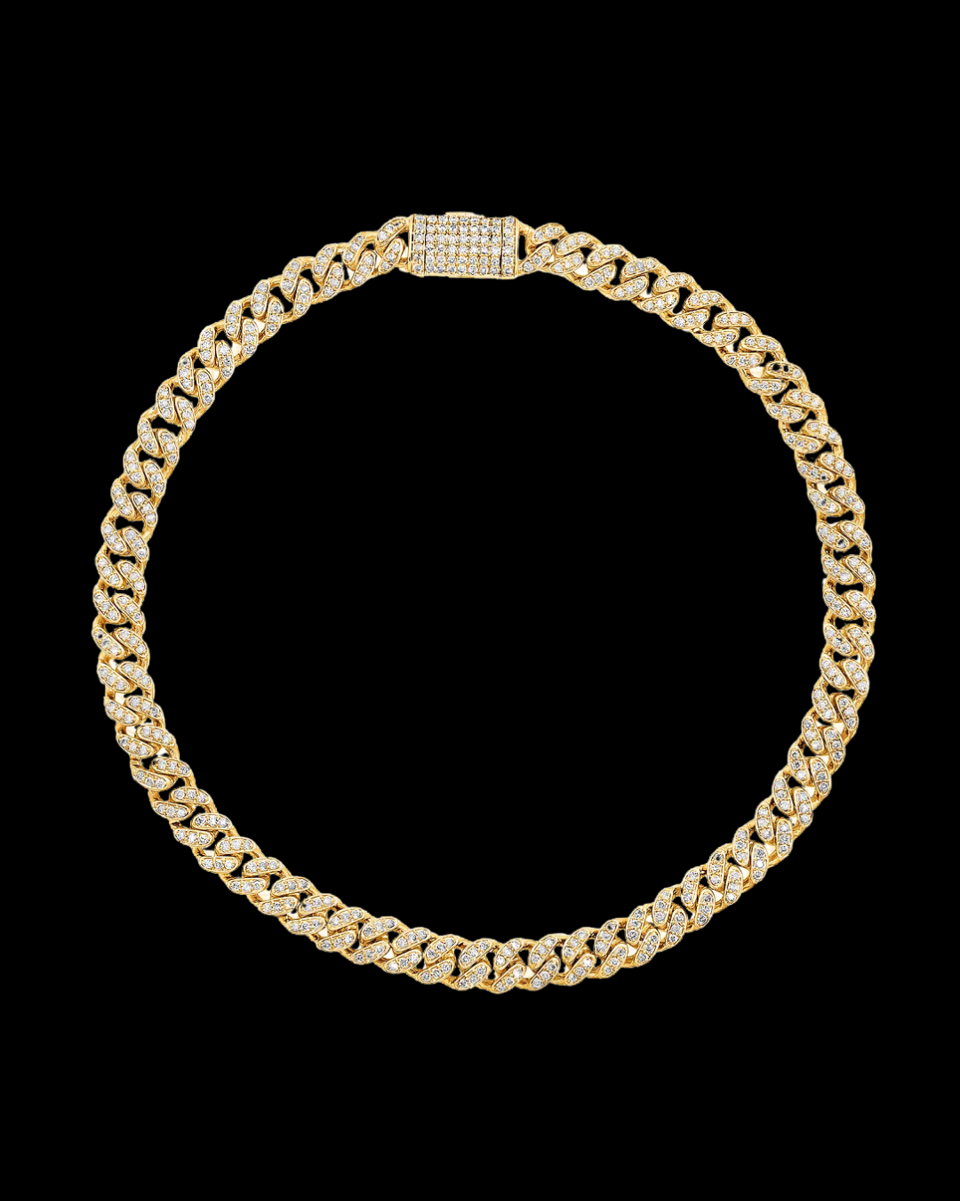 Diamond Pave Cuban Bracelet