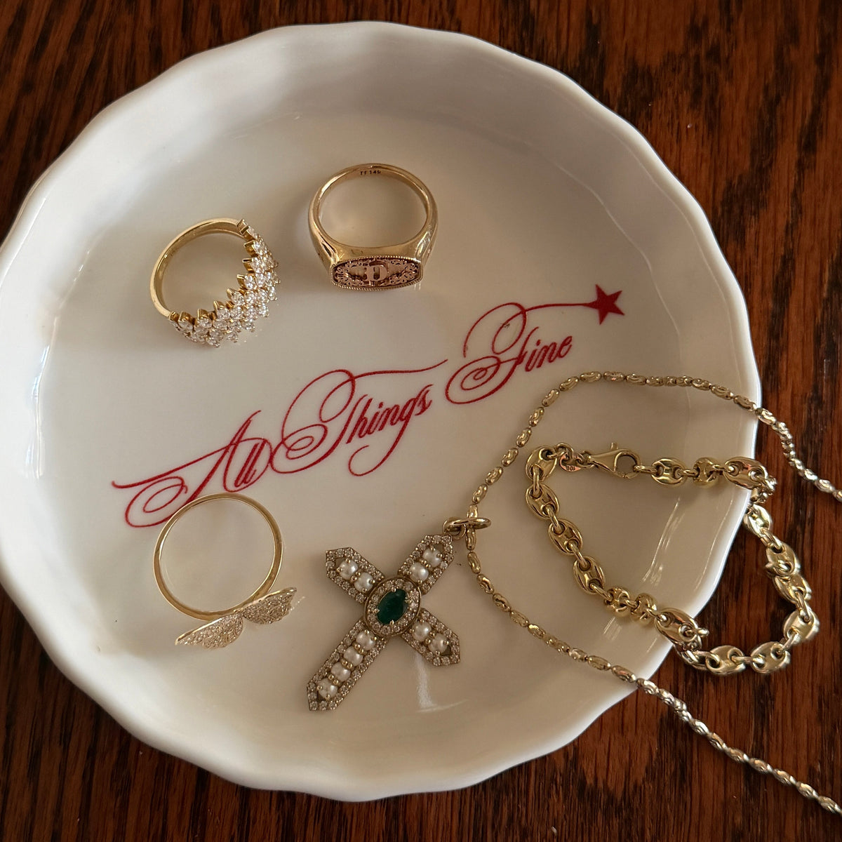All Things Fine Trinket Tray