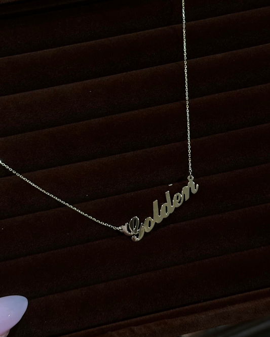 Classic Script Name Necklace