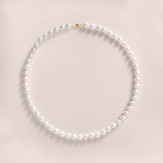 Natural Pearl Beaded Necklace