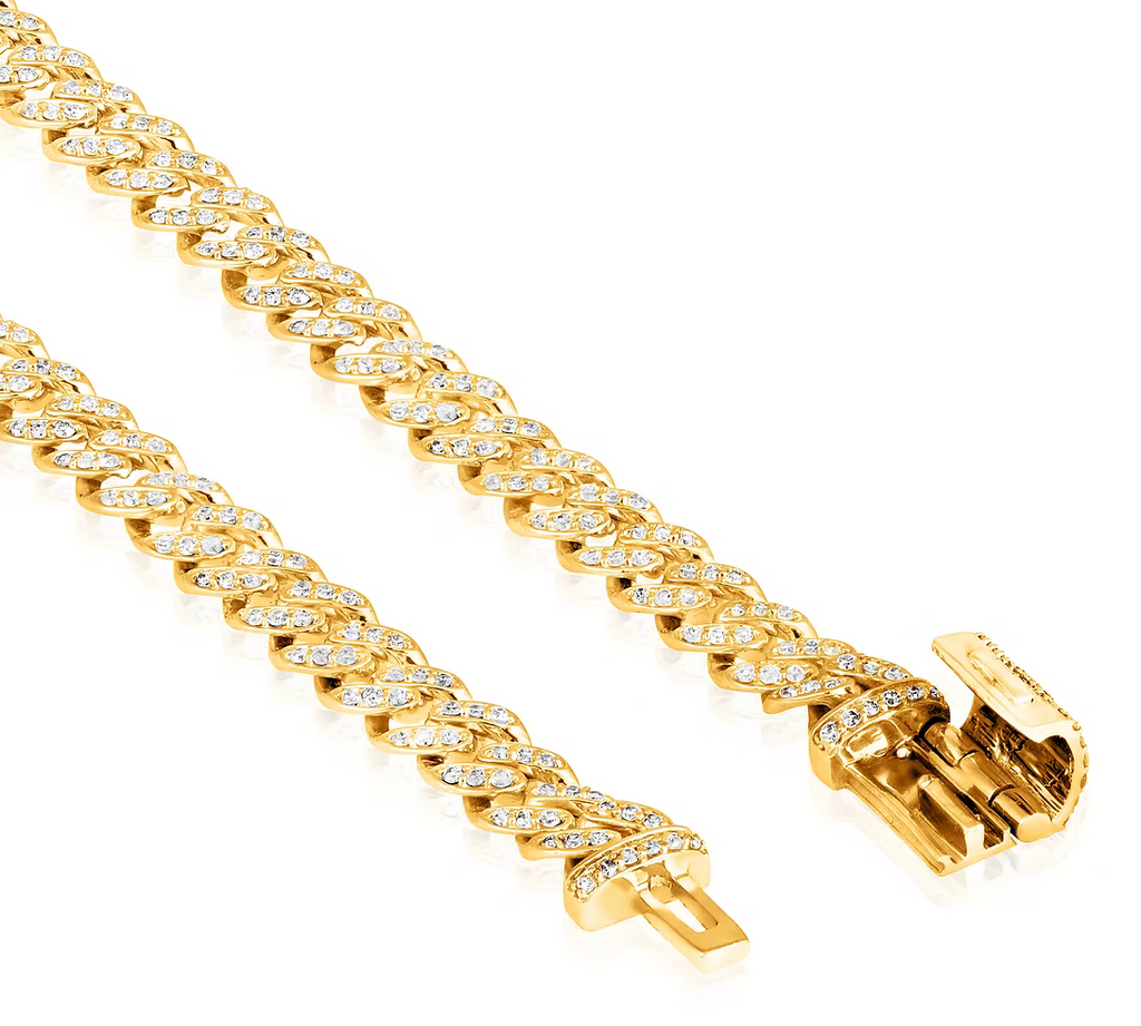 Diamond Pave Cuban Bracelet