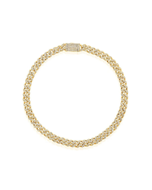 Diamond Pave Cuban Bracelet